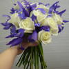 Grande Flowers' Iris and Rose Bouquet